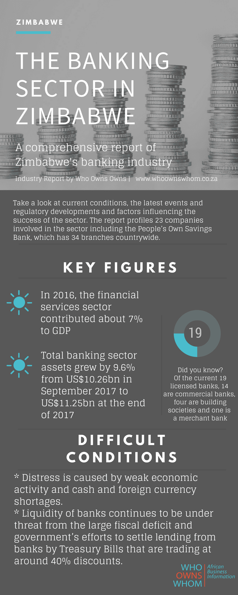 Infographic zimbabwe banking sector